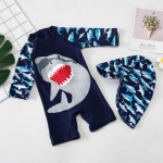 V&auml;ikelaste poiste &uuml;hes t&uuml;kis ujumistrikoo komplekt pikkade varrukatega ujumisriided armsad multifilmid supelkost&uuml;&uuml;mid l&ouml;&ouml;bekaitsed m&uuml;tsiga 6M-5Y 2XL/4-5 Years