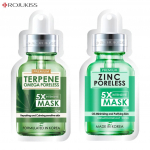 Rojukiss Akne/Pinduv/Punane seerum/Gluta/HYA/Omega/Perfect/Repair/Valge/Tsingi poorideta 5X intensiivmask 25 ml - Tai nahahooldus Omega 1 & Zinc 1