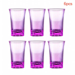 6 Pack Shot Klaasid Plastist kanged alkohoolsed joogid Veiniklaasid Peobaar Klubi Joogiveiniklaasid