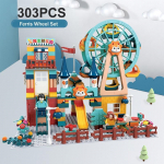 303-512 tk Marmorist v&otilde;idujooks DIY lab&uuml;rindis pallid ehitusklotsid lehter liuguklotsid klotsid Harivad m&auml;nguasjad lastele