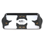 Les Tr&eacute;sors De Lily [A1089] &ndash; melamiinist koogialus  Cats  mustvalge (Mj&auml;u) - 30. 5x15 cm must