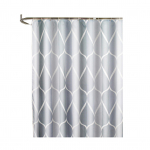 1 tk veekindel konksudega du&scaron;ikardin Geomeetrilise tr&uuml;kiga vannikardinad veetilkade mustriga 180cm * 180cm hall