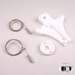 EWR620 aknat&otilde;stuki remondikomplekt Tagumine vasakpoolse ukse uks VW Golf 4 Bora 1997-2003 jaoks