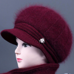 M&uuml;tsid Naised Talvine k&uuml;&uuml;liku karusnahk segatud soe uus paks pl&uuml;&uuml;sist m&uuml;ts naiste mood kootud m&uuml;tsid naiste nokam&uuml;tsid M&uuml;tsid One Size