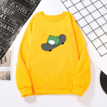 Ramidos naiste moe pikkade varrukatega armas tr&uuml;kitud kampsun, lahtised pluusid XL valge