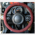 Car Steering Wheel Cover For mini cooper Accessories car Suede Steering Wheel Cover For mini cooper customized veinipunane v&auml;rv