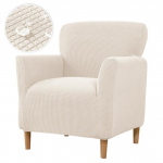 Veekindel jacquard v&auml;ike &uuml;hekohaline diivanikate Elastne tugitooli kate elutoa m&auml;&auml;rdumisevastane toolikaitse nr 100% veekindel 1 Piece must