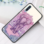 &Uuml;mbris Samsung Galaxy A50 A70 A10 A20e A30 A40 A20s A10s A10e A80 A90 A60 A30s musta kattega silikoonkest Mandala t&scaron;akra jooga For Samsung A80