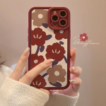 Retro Spring Summer Sweet Flower Art P&otilde;rutuskindel telefoni&uuml;mbris iPhone 13 12 11 Pro Max Xr Xs X 78 Plus Case Armas Pehme Kaas 1070 for iPhone 11