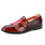 Meeste Loafers Kingad Mood Meeste pidulikud kingad vabaajajalatsid Meeste kleit Kingad Peokingad Pulmajalatsid 38 punane