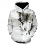 Kapuutsiga kampsun meestele ja naistele, uus kapuuts 3D printimisega feroce hundipeaga, lastemood, hip hop, vabaaja XXXXXL
