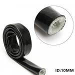 Must 3 jalga tulesoomuse varruka soojuskaitse, 10 mm ID 6AN &otilde;lik&uuml;tuse h&uuml;draulikatorude jaoks