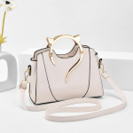 Yogodlns Retro Bucket Crossbody kotid Naiste suure mahutavusega k&auml;ekott Vabaaja &otilde;lakotid Naiste PU nahast k&auml;epidemega kotid 25x12x19cm valge