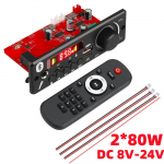 160 W DIY kodu digitaalne v&otilde;imendi MP3 dekoodri plaat 12 V 80 W heliv&otilde;imsus Bluetooth FM muusika jaoks Subwoofer k&otilde;larid helitugevuse reguleerimine Small Remote Control