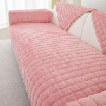 &Uuml;hev&auml;rviline libisemiskindel diivani kate Paks pehme pl&uuml;&uuml;s diivanipadja r&auml;tik elutoa m&ouml;&ouml;bli jaoks Decor Slipcovers diivanikatted 90x210cm 1pc