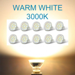 10tk MR11 Led pirn AC12V 3W EI v&auml;relemist 120 kraadi 2835smd 15leds GU4 mini kohtvalgusti elutuppa Vahetage halogeenvalgusti soe valge v&auml;rv