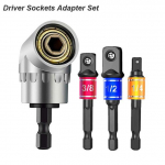 L&ouml;&ouml;giaste 105-kraadise nurga all pistikupesa adapter elektrilise k&auml;sit&ouml;&ouml;riista osa kruvikeeraja pikenduskomplekt kruvikeeraja hoidik puurmutri kinnitus Socket Adapter Set