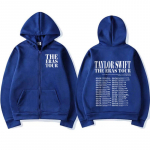 Taylor The Eras Tour 2023 World Tour t&otilde;mblukuga kapuuts, naiste esteetiline t&otilde;mblukuga dressipluus, mood Harajuku &uuml;lisuure kapuutsiga mantel M