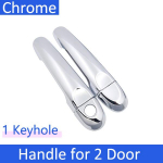 for Nissan JUKE F15 Infiniti Esq 2011 2012 2013 2014 2015 2016 2017 2018 Chrome Door Handle Cover Car Accessories 2Handle 1 Keyhole