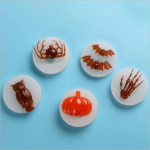 Koogik&uuml;psisevorm Halloweeni &auml;mblikk&auml;sik&otilde;rvitsa fudge koogivormi k&uuml;psetusvorm 5pcs/set