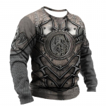 Vintage pikkade varrukatega T-s&auml;rk Meeste vabaaja T-s&auml;rgid 3D prindiga Harajuku Topid 2022 Loominguline isikup&auml;ra s&auml;rk Suurem&otilde;&otilde;dulised meeste riided 2XL