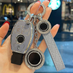 Nahast rihmar&otilde;ngas auto v&otilde;tme&uuml;mbrise kate Mercedes Benz Maybach S GLS jaoks ABCM-CLA-CLS-EG-GLB-GLC-GLE-R-SL klass AMG EQS EQC GLA must