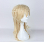 Naiste animeansambli staarid Hakaze Kaoru Cosplay parukas Helekuldsed k&otilde;rge temperatuuriga kiust juukseparukad + tasuta juuksev&otilde;rk One Size beež