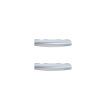 T&auml;iustatud esiukse kliimaseadme kroomplaadist &otilde;hutusava liuguri l&uuml;litusosa BMW X5 X6 F15 F16 jaoks 2pcs white