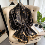 Kvaliteetsed luksuslikud siidist sallid peapael Sallid kaelasall naistele kett siidist sall naiste dekoratiivne sall 180