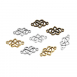 20 tk/partii 13x25 mm s&uuml;da Infinity Love Forever Charms ripatsid DIY jaoks Tiibeti kaelakee ripats K&auml;sitsi valmistatud ehete leidmine