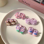 10 tk Mini Baby Hair Band Kawaii Cartoon Lilleline Loomade Elastne Juuksepael v&auml;ikelapsele T&uuml;drukule Armas peakate
