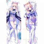 M&auml;ng Genshin Impact Sangonomiya Kokomi Dakimakura Padjap&uuml;&uuml;r Kallistatav Kehapadi Padjap&uuml;&uuml;r Kokomi Kost&uuml;&uuml;m Otaku Viskapealkate 40x120cm Peach Skin