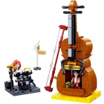 308tk 0817 loominguline t&auml;navavaade viiulipoe komplekt, mudel ehitusplokid m&auml;nguasjamaja kingitused