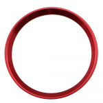 Color My Life Alumiiniumist Auto Rooli Logo Ringi Trimm Mercedes Benz C200 C220 C300 C350 C250 W204 2011-2013 jaoks punane