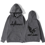 Around The Fur Tour Band Kapuutsid Hip Hop Meeste Retro Deftones Pusad Naiste Unisex t&auml;navar&otilde;ivad Meeste pikkade varrukatega Talve kapuutsiga S black