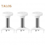 3 tk kookosp&auml;hkli auguavaja, kompaktne vastupidav roostevabast terasest lihtne hoiustada, lihtne kasutada korduvkasutatav kookoseavaja valge