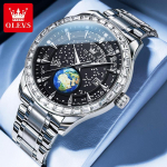 OLEVS br&auml;ndi k&auml;ekellad Uus Star helendav kvartskell Mood Mood meeste k&auml;ekell meeste k&auml;ekell