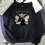 Jaapani anime Yuukoku No Moriarty printiga kapuuts William Moriarty The Patriot Graphic dressipluus Unisexs pikkade varrukatega &uuml;lisuured topid 2XL