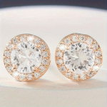 1 paar s&auml;delevaid tsirkoonk&otilde;rvar&otilde;ngaid, moodsad &uuml;mmargused k&otilde;rvar&otilde;ngad, ideaalne kingitus t&uuml;drukute armastajatele igap&auml;evaseks vaba aja veetmiseks roosa kuldne v&auml;rv