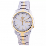 Seiko 5 automaatne valge numbrilauaga meeste k&auml;ekell SNKL84K1 valge