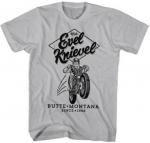 Evel Knievel Motorcycle Daredevil Evil Jumping Adult Unisex T-s&auml;rgid S