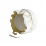 Beebi kootud m&uuml;ts k&ouml;iega Retro lilledega nokam&uuml;ts t&uuml;drukutele K&auml;sitsi valmistatud koe imikukapott Talvised k&otilde;rvaklapid M&uuml;tsid Lastele Aksessuaarid Without Flower valge