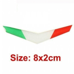 1 x Itaalia lipu helkurvaigust mootorratta motokrossi kiivri m&auml;rgi kleebised, embleemi kleebised