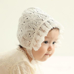 Ujuai v&auml;ikelaps Helena Lace Bonnet, Korea beebitooted