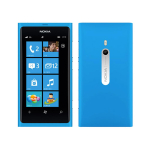 Renoveeritud Nokia Lumia 800 3G WIFI GPS 8MP kaameraga mobiiltelefon 1 SIM-kaardiga Simple Set sinine
