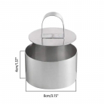 Uus vorm salatik&uuml;psetusvormi jaoks Isetehtud k&uuml;psetusn&otilde;ud T&ouml;&ouml;riistad Tassikoogivorm Salat Magustoit Die Mousse Ring Kook Juustut&ouml;&ouml;riist Roostevaba teras