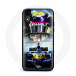 Iphone XR Formula 1 &uuml;mbris, sinine kollane Fernando Alonso