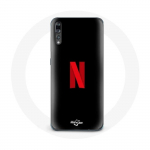 Huawei P20 Pro Netflixi logo &uuml;mbris punasel mustal taustal