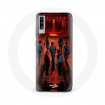 &Uuml;mbris Samsung Galaxy A50 Stranger Thingsi plakatimeeskondade f&auml;nnikunsti 4. hooajale