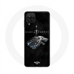 Coque pour Samsung Galaxy A22 4G Game of Thrones Saison 8 Le Tr&ocirc;ne de Fer La maison Stark Logo L'hiv